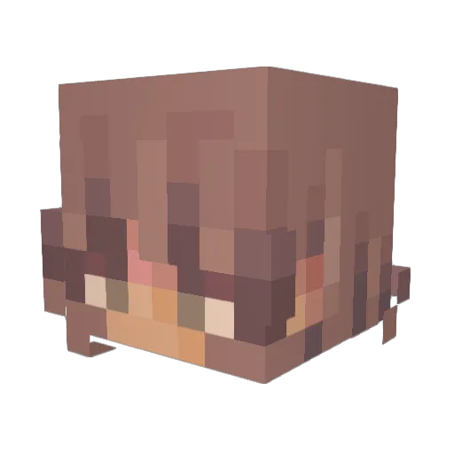 superkatie06 Minecraft avatar head, 3D render