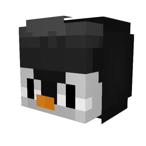 superkebabi Minecraft avatar head, 3D render