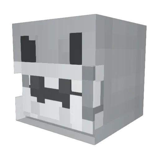 superkingcow Minecraft avatar head, 3D render