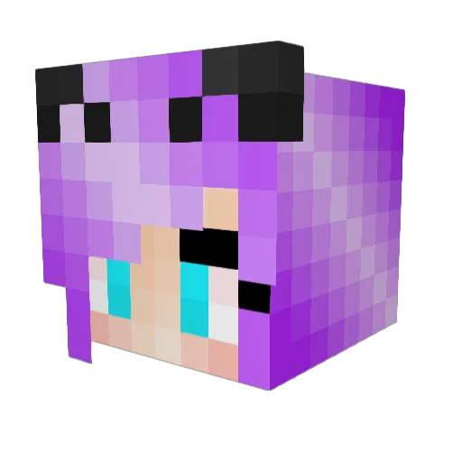 superkitty130781 Minecraft avatar head, 3D render