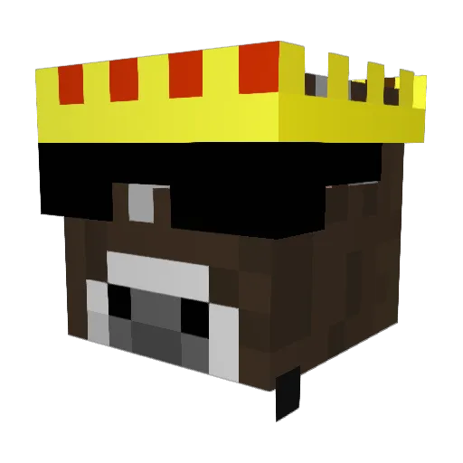 superkoetjee Minecraft avatar head, 3D render