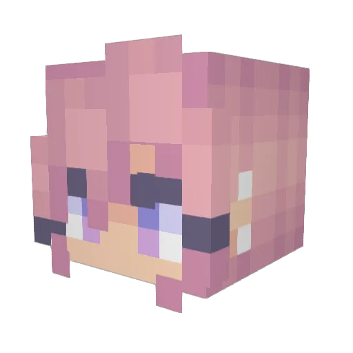 superlola15 Minecraft avatar head, 3D render