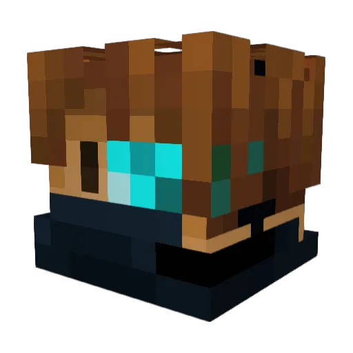 superluigi0312 Minecraft avatar head, 3D render