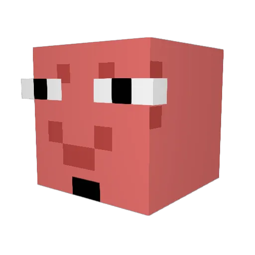 superman11211 Minecraft avatar head, 3D render