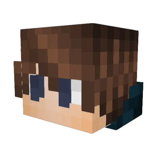 superman2012 Minecraft avatar head, 3D render