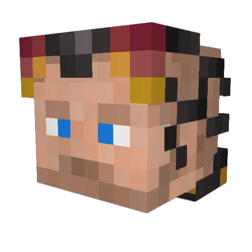 supermancmm Minecraft avatar head, 3D render