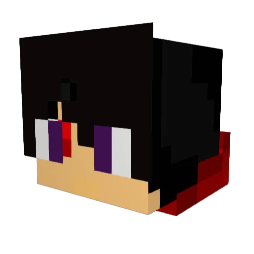 supermandendk Minecraft avatar head, 3D render