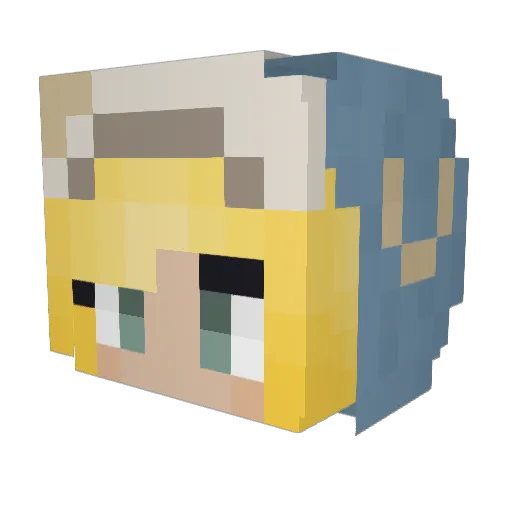supermatt572 Minecraft avatar head, 3D render
