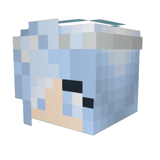 supermaus1 Minecraft avatar head, 3D render