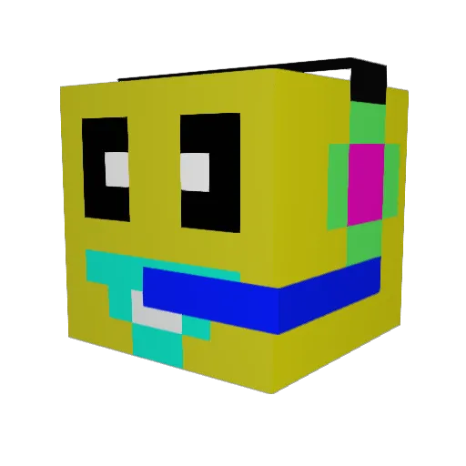 supermikkel321 Minecraft avatar head, 3D render