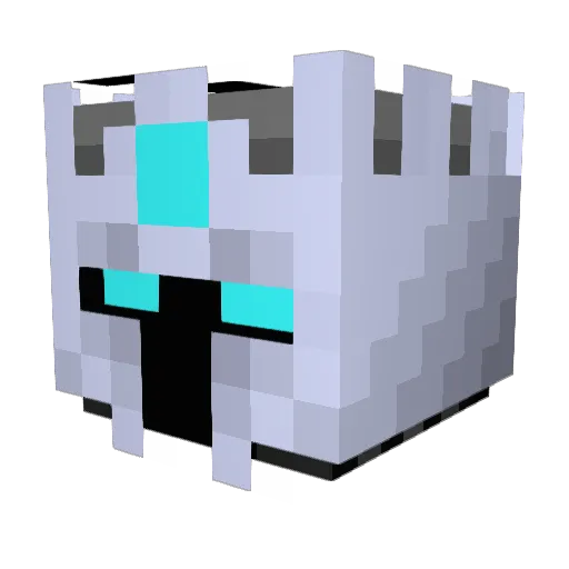 supermonkeydog Minecraft avatar head, 3D render