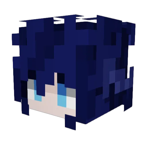 supernovapolaris Minecraft avatar head, 3D render
