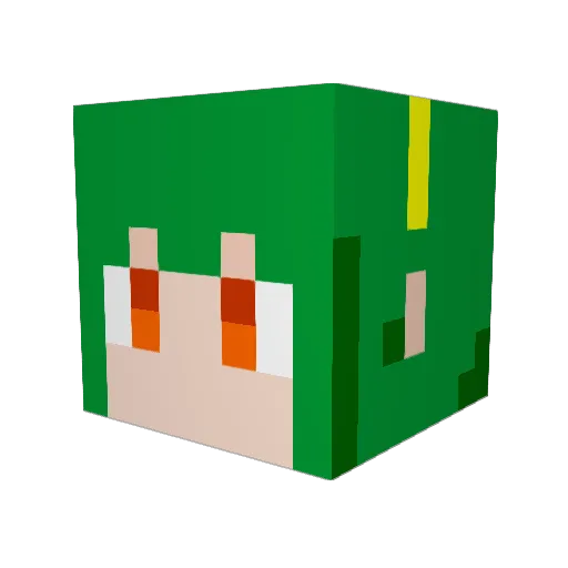 superoiltti Minecraft avatar head, 3D render