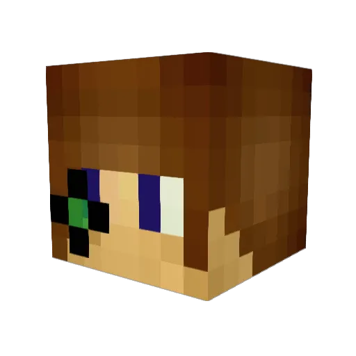 superoug87 Minecraft avatar head, 3D render