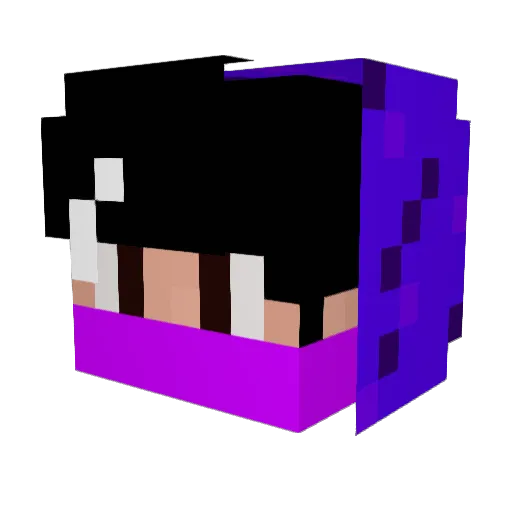 superpianka2000 Minecraft avatar head, 3D render