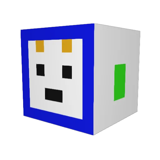 superplay234 Minecraft avatar head, 3D render