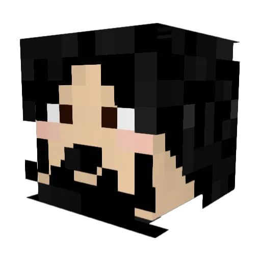 superpretzels22 Minecraft avatar head, 3D render