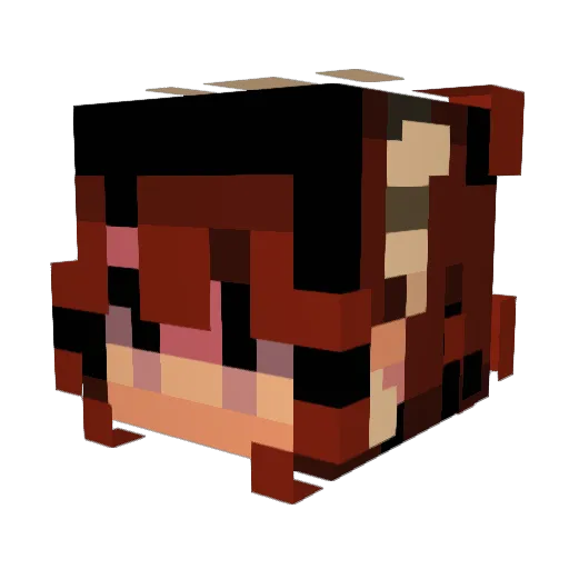 supersalmon7 Minecraft avatar head, 3D render