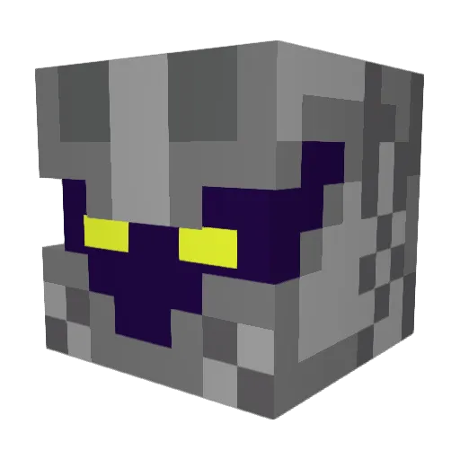 supersecretduck Minecraft avatar head, 3D render