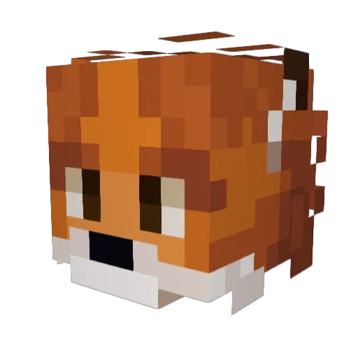 superskinsley Minecraft avatar head, 3D render