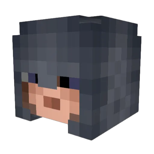 superslug12345 Minecraft avatar head, 3D render