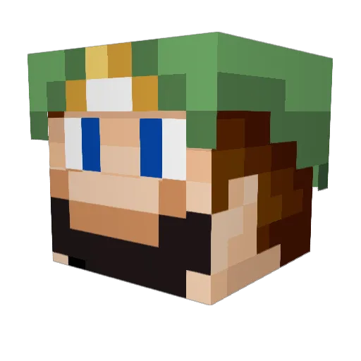 supersonic2wiiu Minecraft avatar head, 3D render