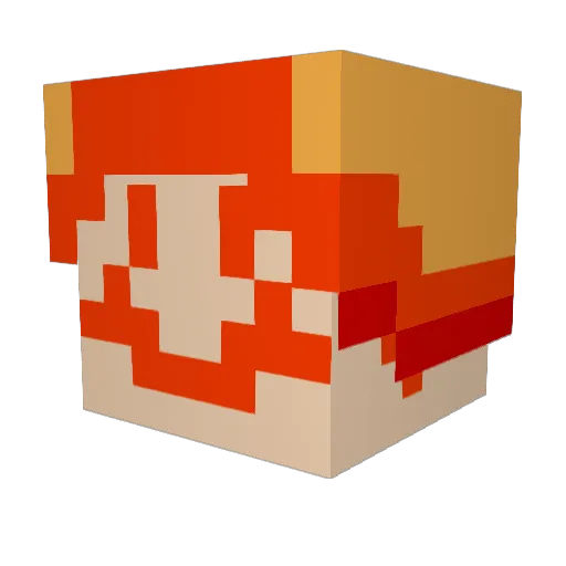 superspongeguy55 Minecraft avatar head, 3D render