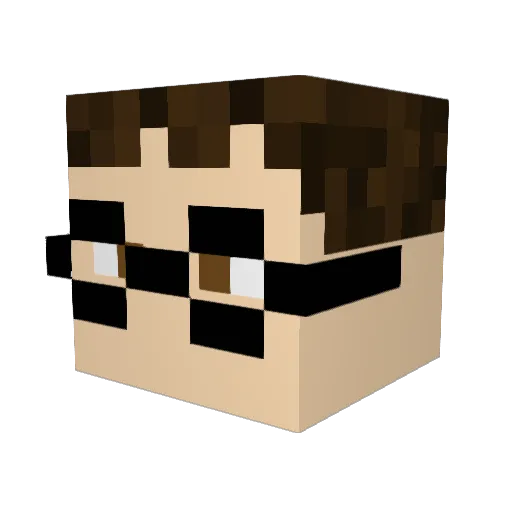 superspreader99 Minecraft avatar head, 3D render