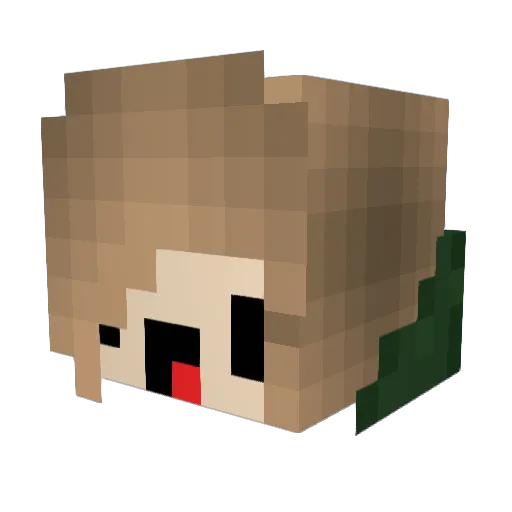 superstar1232015 Minecraft avatar head, 3D render
