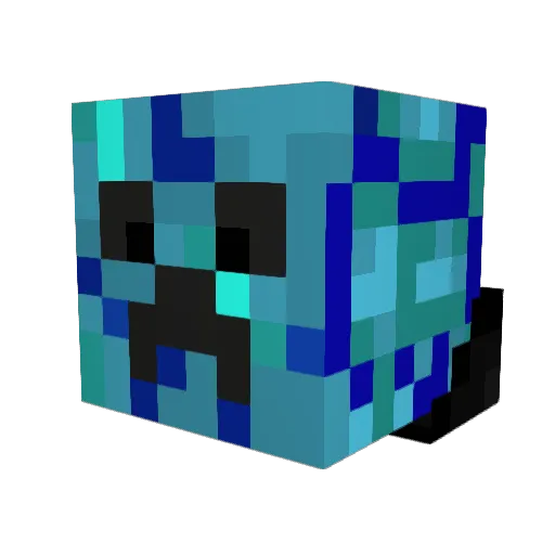 superstar291 Minecraft avatar head, 3D render