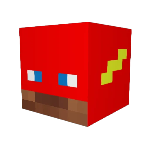 superstarplayer Minecraft avatar head, 3D render