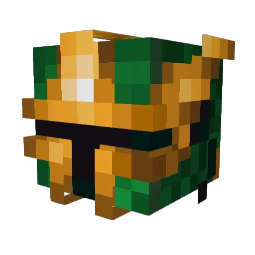superstarpower8 Minecraft avatar head, 3D render