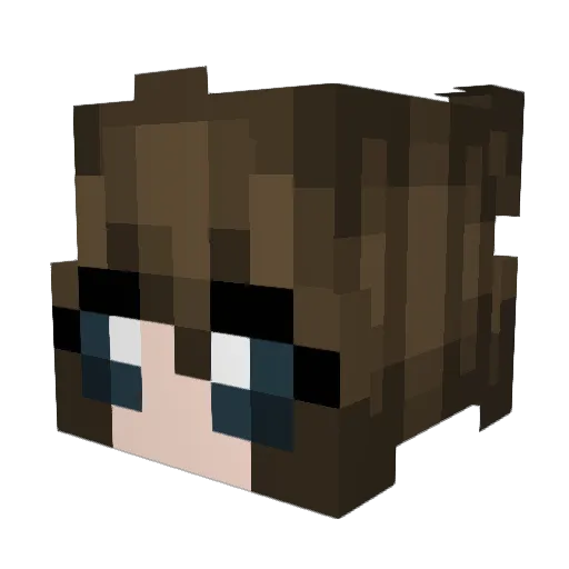 superstarr4733 Minecraft avatar head, 3D render