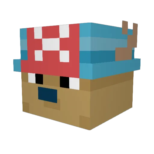 supersteve47 Minecraft avatar head, 3D render