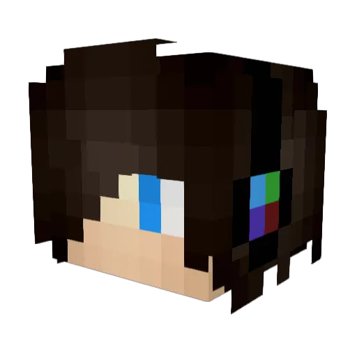 supertito200 Minecraft avatar head, 3D render