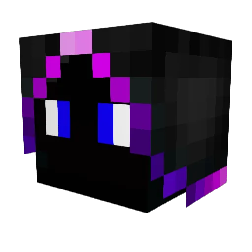 supertotorun Minecraft avatar head, 3D render