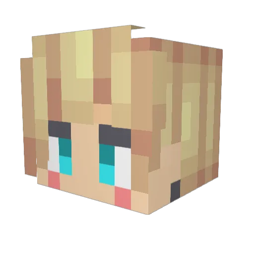 superulrich123 Minecraft avatar head, 3D render