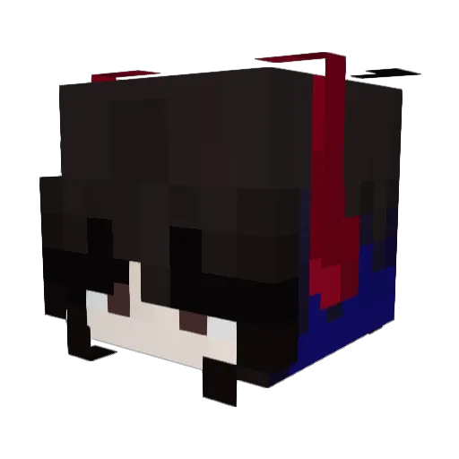 suphoman24 Minecraft avatar head, 3D render