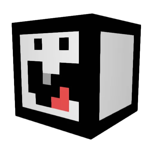 supi_game Minecraft avatar head, 3D render