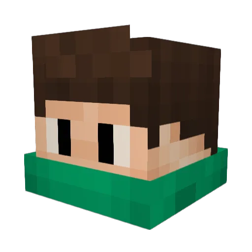 supitsalyssa Minecraft avatar head, 3D render