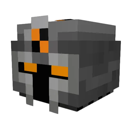 supra99 Minecraft avatar head, 3D render