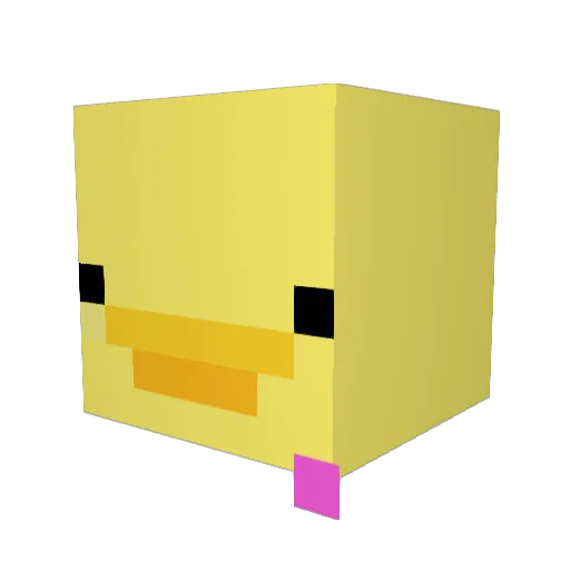 supralover123 Minecraft avatar head, 3D render