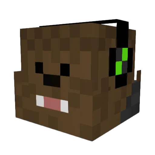 supraman101 Minecraft avatar head, 3D render