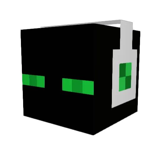 supreme_exe Minecraft avatar head, 3D render