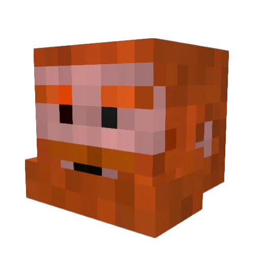 supremegenocide Minecraft avatar head, 3D render