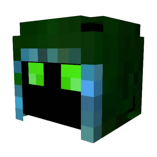 supremepower42 Minecraft avatar head, 3D render