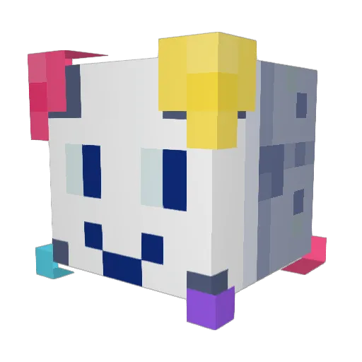 suprhelladopenes Minecraft avatar head, 3D render