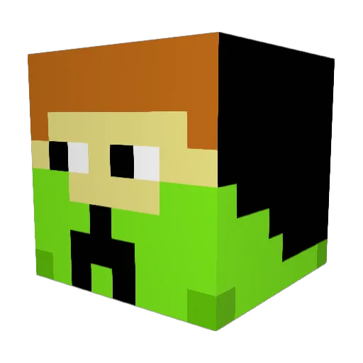 supwhatsup33 Minecraft avatar head, 3D render