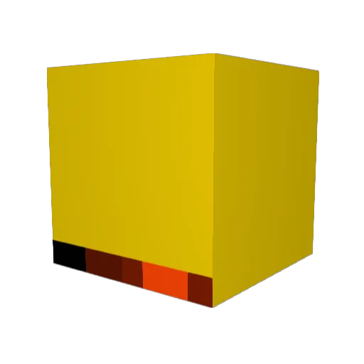 suraaata Minecraft avatar head, 3D render