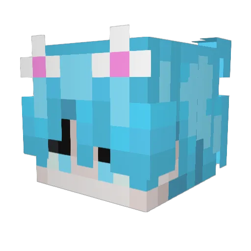 surajang Minecraft avatar head, 3D render